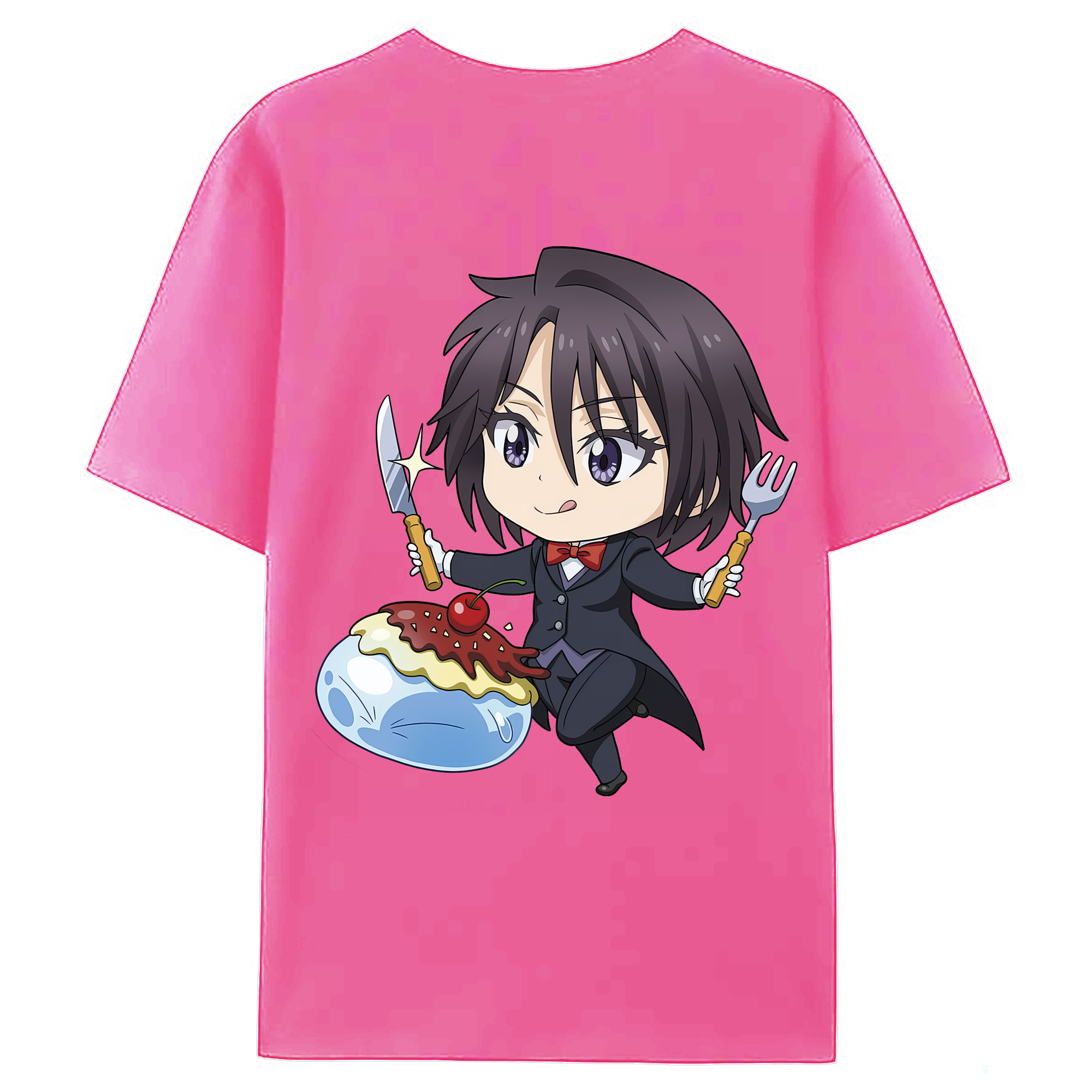 （画像用） 転スラ Regarding Reincarnated to Slime レディース半袖Tシャツ(バックプリント)